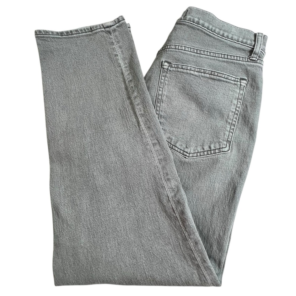Abercrombie & Fitch Womens 10/30 Gray Ankle Straight Ultra‎ High Rise Jeans